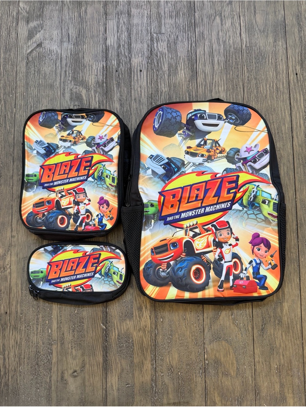 Blaze and the MonsterBlaze, the Monster Machines Backpack, Pencil Case 3pc Set